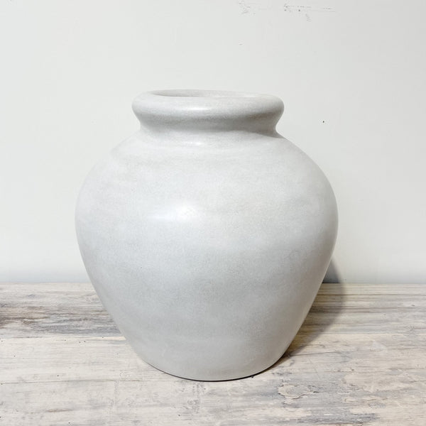 Smooth Grey Vase