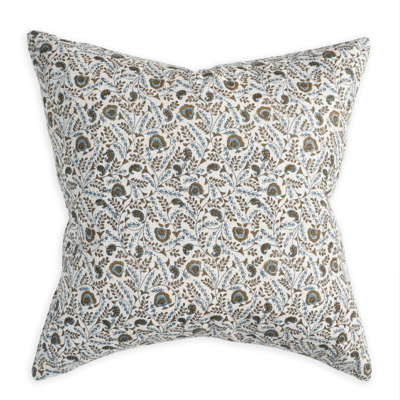 Walter G - Pali Tobacco (Hand Block Printed) Cushion Cover ONLY 