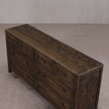 25067 Reclaimed Pine Drawers 1800x 450 x 860H