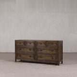 25067 Reclaimed Pine Drawers 1800x 450 x 860H