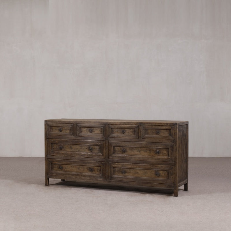 25067 Reclaimed Pine Drawers 1800x 450 x 860H