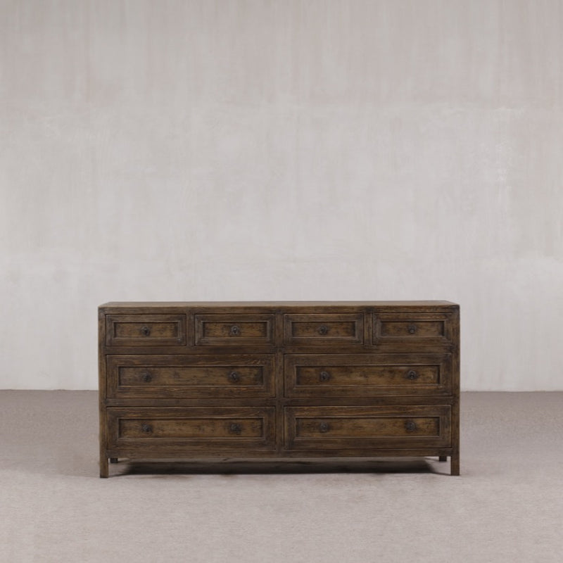 25067 Reclaimed Pine Drawers 1800x 450 x 860H