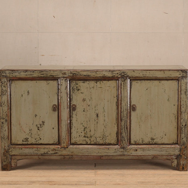 25076 High Gloss Olive Sideboard 1530 x 400 x 840H