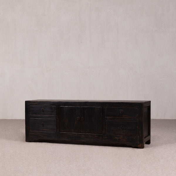 25050 Low Sideboard Black 1570x 400x 540H