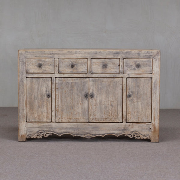 25079 Reclaimed Sideboard Whitewash 1350 x 400 x 880H