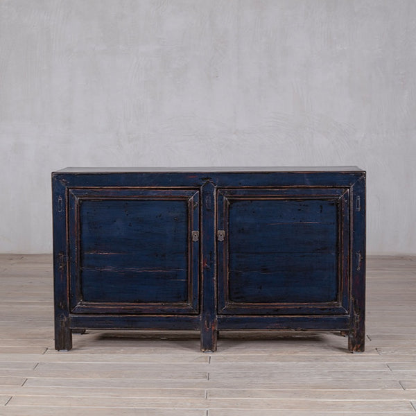 25111 High Gloss Navy Cabinet 1490 x 400 x 870H