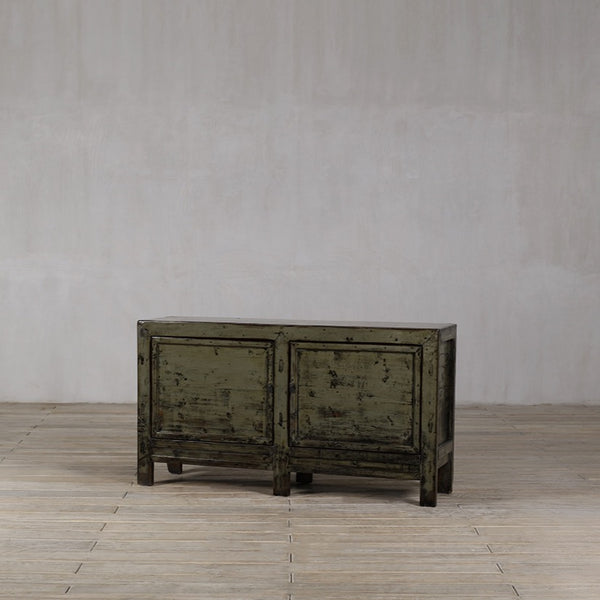 25115 High Gloss Olive Cabinet 1580 x 400 x 860H