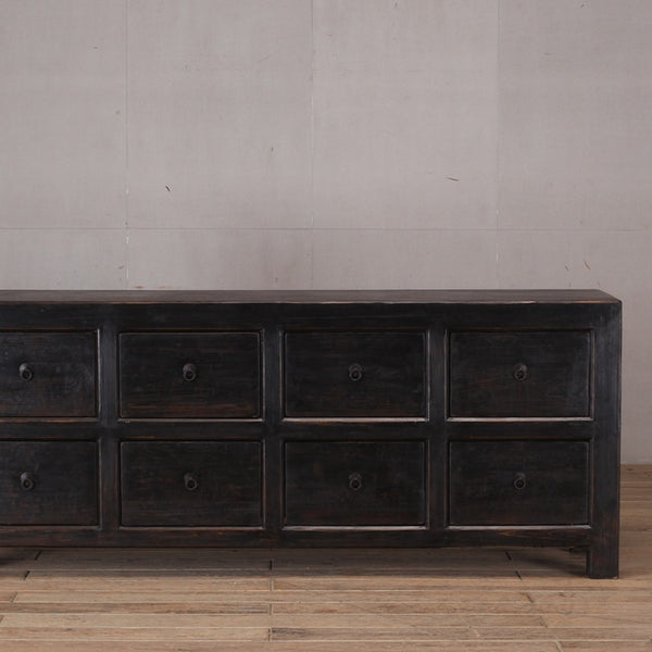 25124 Reclaimed Drawers BLACK 2240 x 450  x 900H