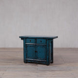 25126 High Gloss Teal Cabinet 1070 x 400 x 800H