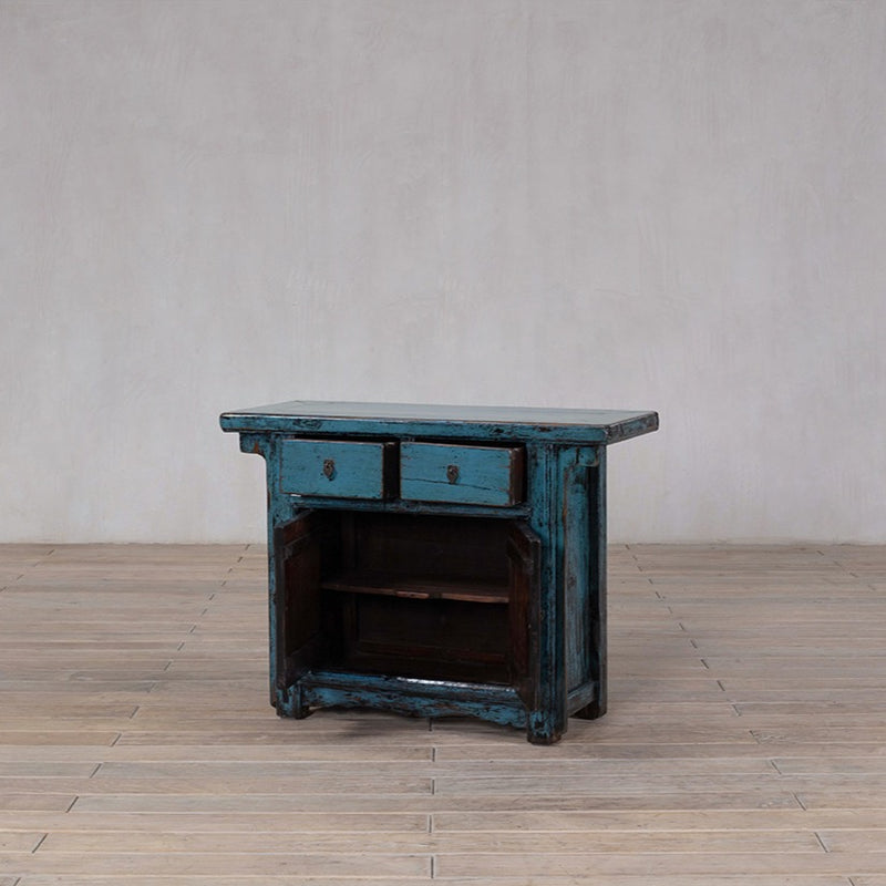 25126 High Gloss Teal Cabinet 1070 x 400 x 800H