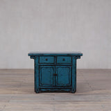 25126 High Gloss Teal Cabinet 1070 x 400 x 800H