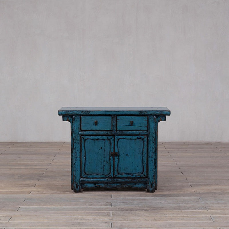 25126 High Gloss Teal Cabinet 1070 x 400 x 800H