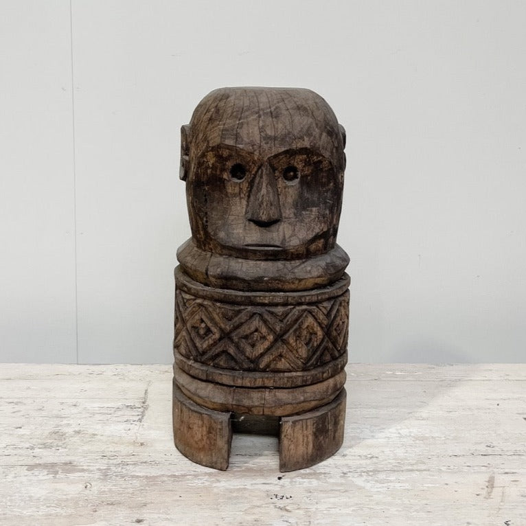 Fat Carved Wooden Man 