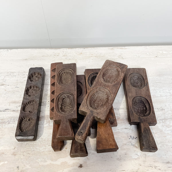 Teak Antique Cake Moulds - ASSORTED