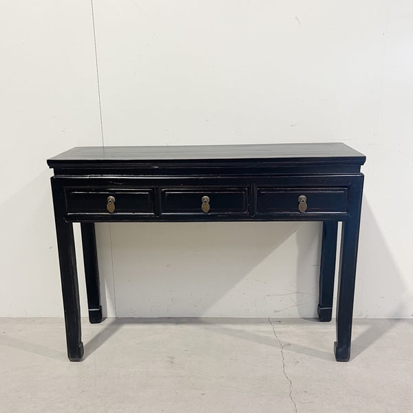 High Gloss Black Hall Table