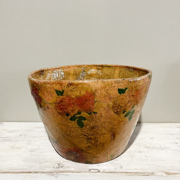 Antique Paper Bowl - LARGE