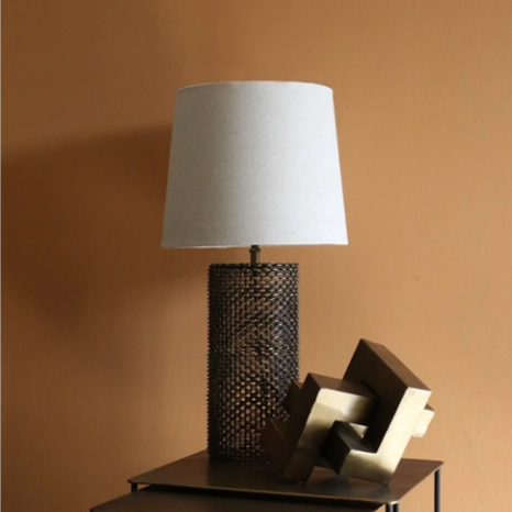 Woven Metal Lamp base