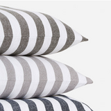 Citta - Wide Stripe Washed Cotton Cushion Cover ONLY 55x55