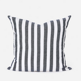 Citta - Wide Stripe Washed Cotton Cushion Cover ONLY 55x55