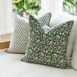 Walter G - Antibes Byzantine (Hand Block Printed) Cushion Cover ONLY 