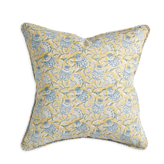 Walter G - Iznik Provence (Hand Block Printed) Cushion Cover ONLY