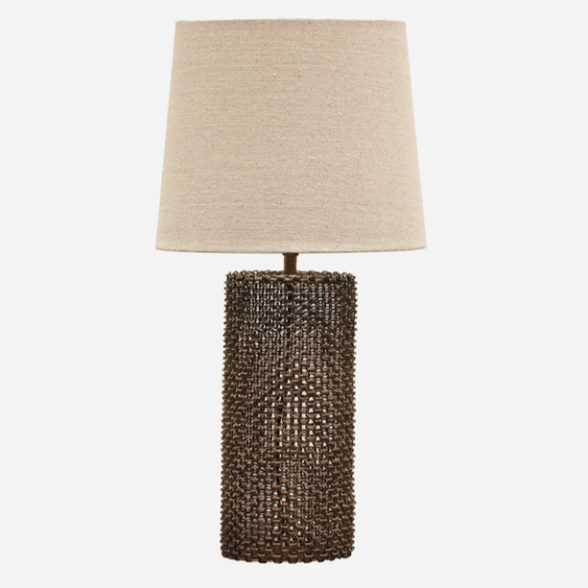 Woven Metal Lamp base