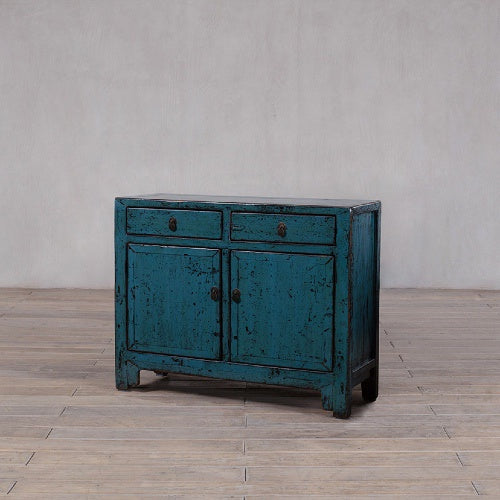 25008 High Gloss Bright Blue Cabinet 1160 x 400 x 900