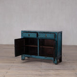 25008 High Gloss Bright Blue Cabinet 1160 x 400 x 900