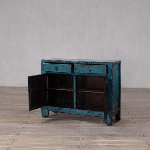 25008 High Gloss Bright Blue Cabinet 1160 x 400 x 900