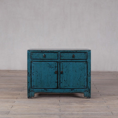 25008 High Gloss Bright Blue Cabinet 1160 x 400 x 900