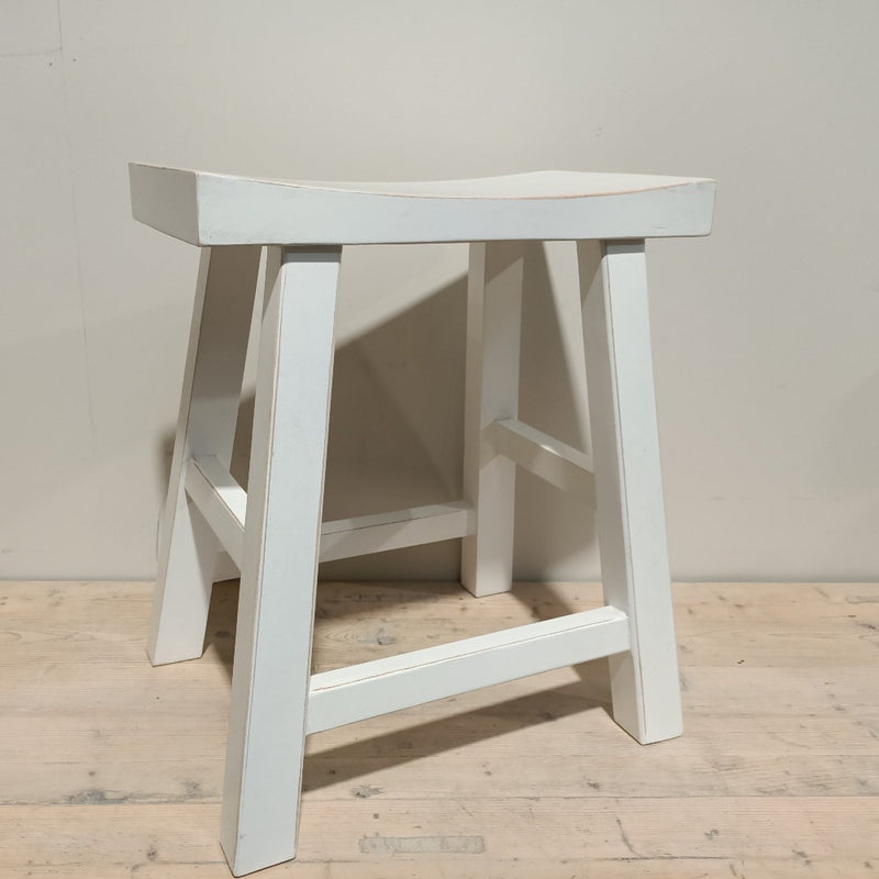 Saddle Top Stool LOW (THREE COLOURS)
