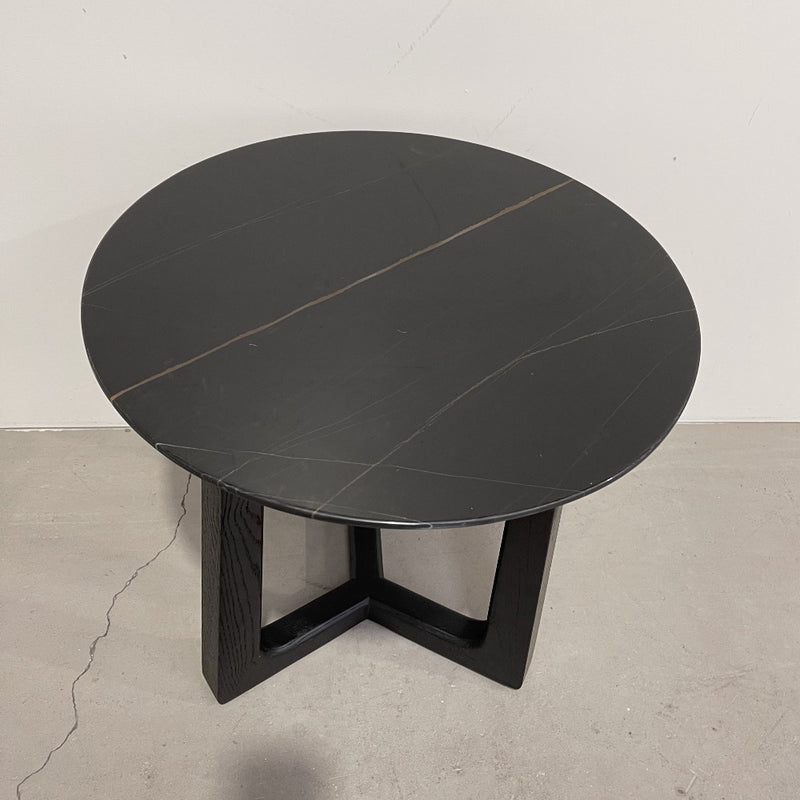 Marble Top Side Table BLACK
