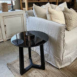 Marble Top Side Table BLACK