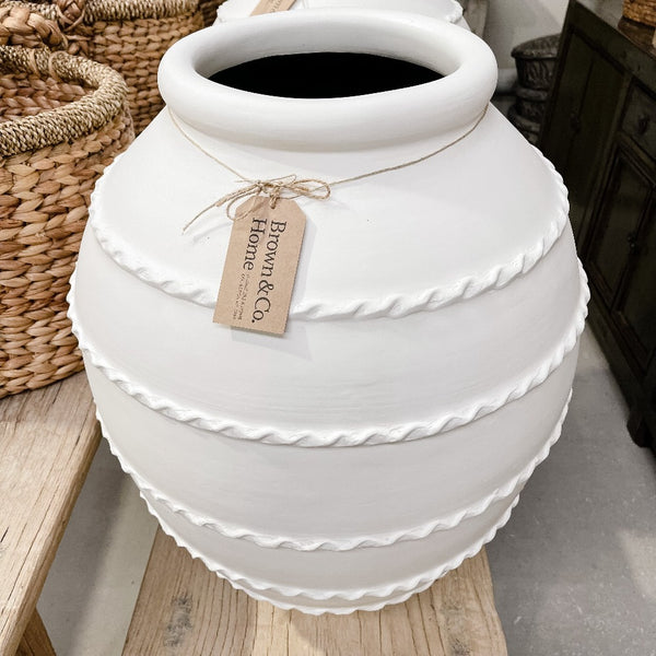 Milky White LARGE PLANTER