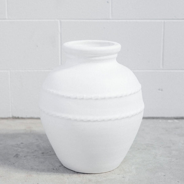 Milky White Vase SMALL