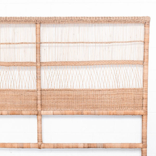 Rattan Headboard 2000x50x1400H