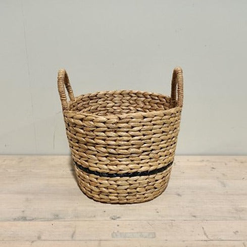 Water Hyacinth Basket w Handles