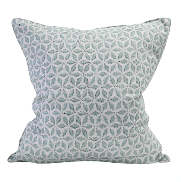 Walter G - Hanami Light Blue (Hand Block Printed) Cushion 