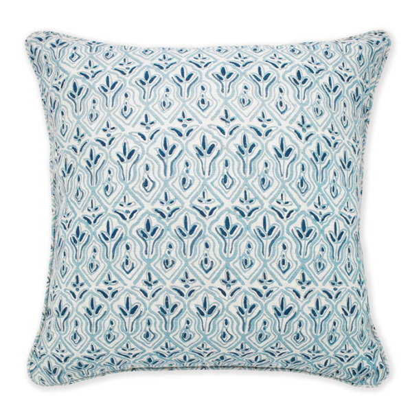 Walter G - Praiano Riviera (Hand Block Printed ) Cushion Cover ONLY 55x55