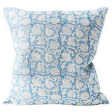 Walter G Marbella Azure (Hand Block Printed) Cushion Cover 