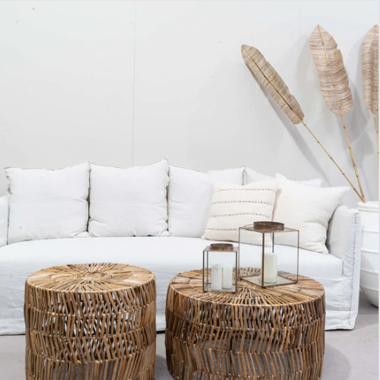 Hamptons 100% Italian Linen CUSHION COVER ONLY
