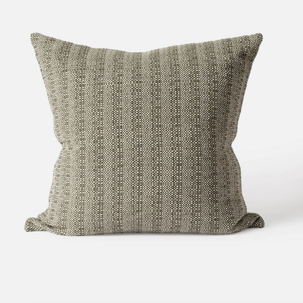 Citta Basketweave Kale Cushion Cover ONLY 