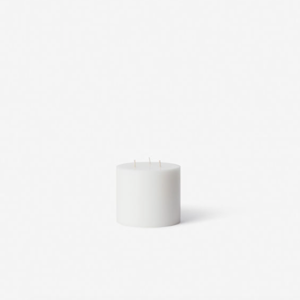 Citta - Pillar Candle White 3 wick