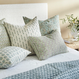 Walter G - Uluwatu Wasabi (Hand Block Printed) Cushion Cover ONLY 55x55